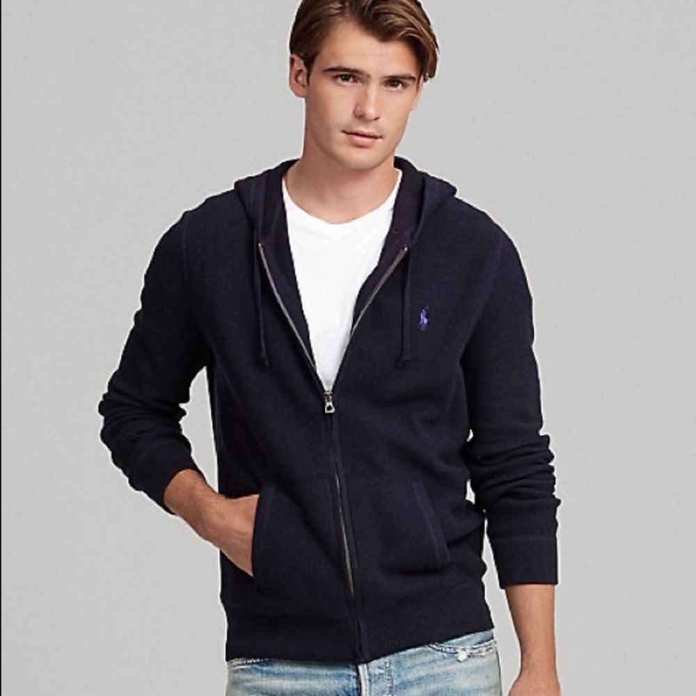 Polo Ralph Lauren Pima Cotton Full-Zip Sweater